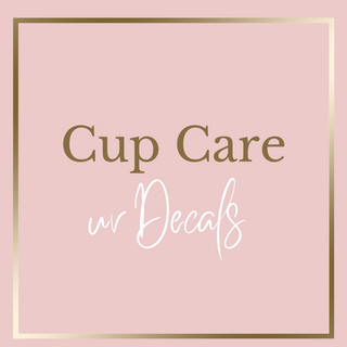 CUP CARE UV DECALS