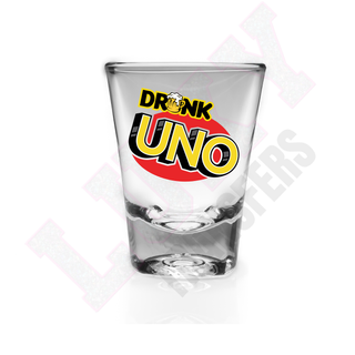 Lux Label & Co. DRUNK UNO - SHOT GLASS UV DECALS
