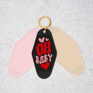 Lux Label & Co. OH BABY -INSTOCK KEYCHAIN UV DECAL