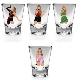 Lux Label & Co. TAYLOR SWIFT SHOT GLASS UV DECALS